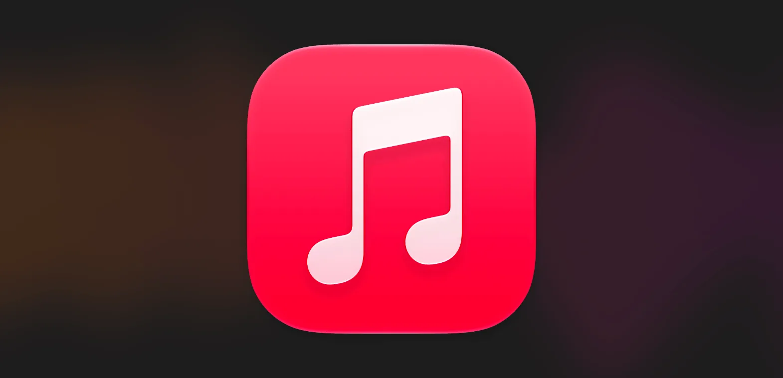 Apple Music dans Ampado avec bibliothèque, recherche et forme d'onde