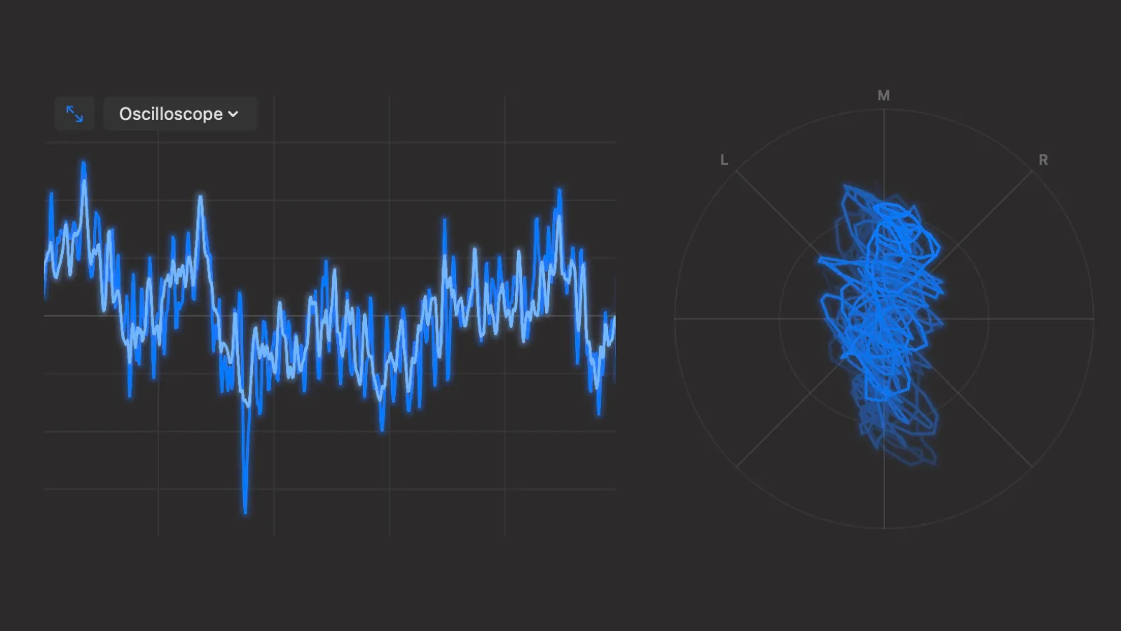 The new Oscilloscope and Oscilloscope XY visualizers in Ampado PRO